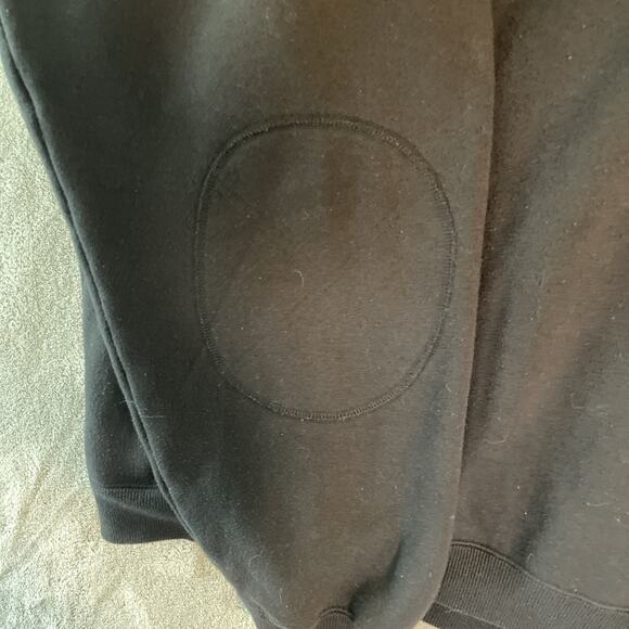 Orvis Men's Vintage 90s 1/4 Zip Pullover Sweater Preppy Golf Elbow Patch XXL - Picture 3 of 8